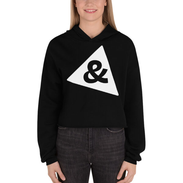 Ampersand Crop Hoodie